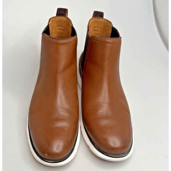 Cole Haan Zerogrand Waterproof Chelsea Boots Men’s 8.5 Brown Leather C34240 - Picture 4 of 16